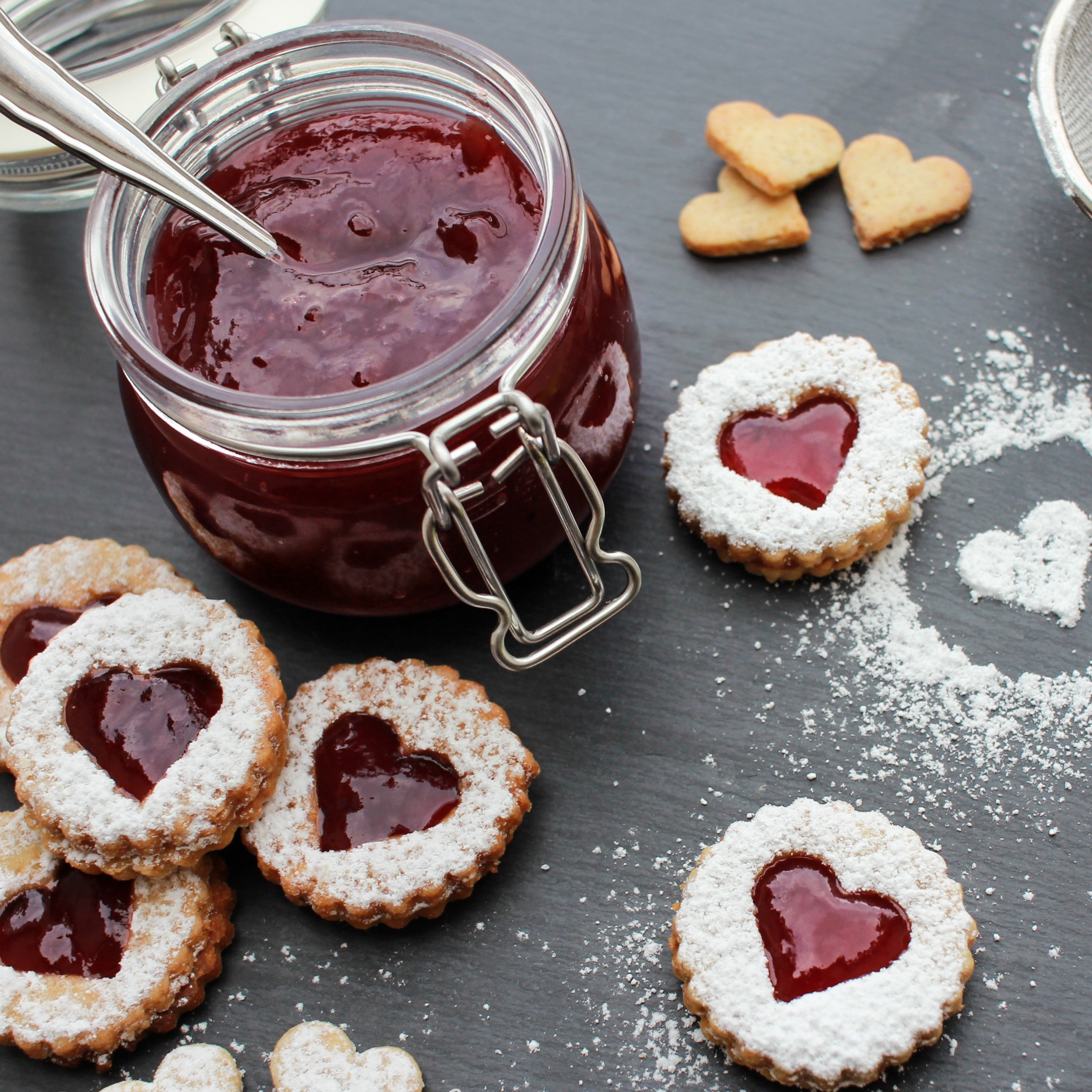 Klassische Linzerherzen