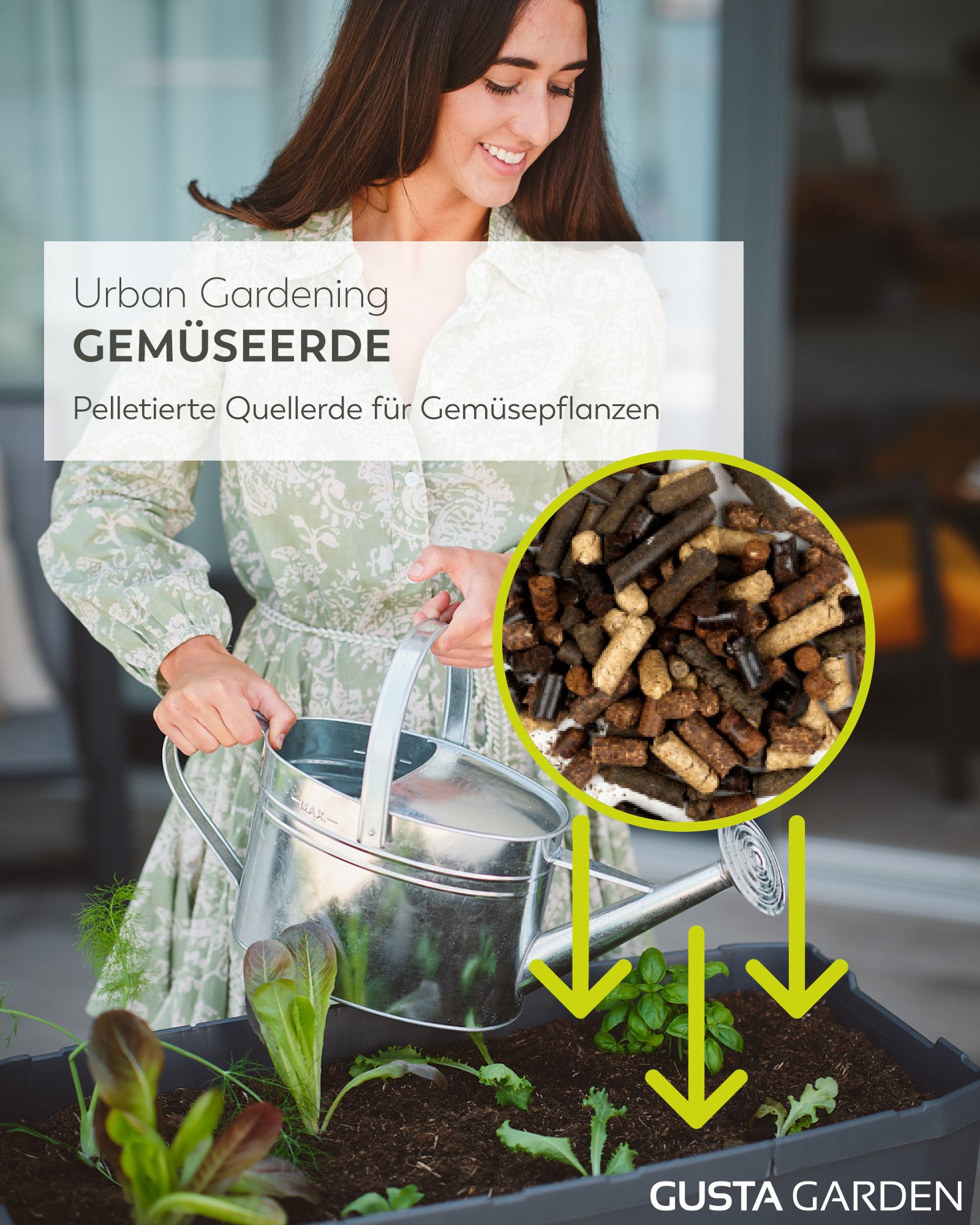 Urban Gardening Gemüseerde