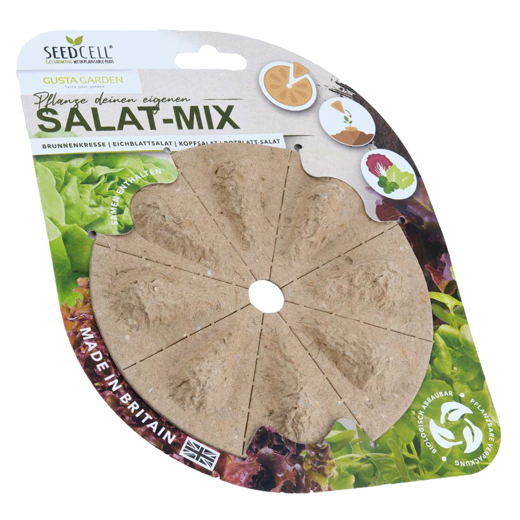 Seed capsules balcony vegetables & salad mix