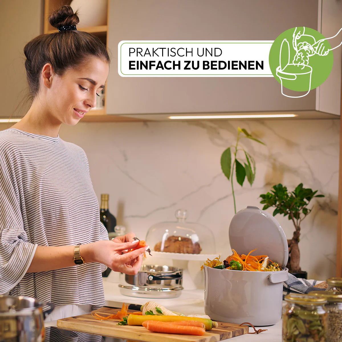 Skaza ORGANKO Daily Biomülleimer für die Küche