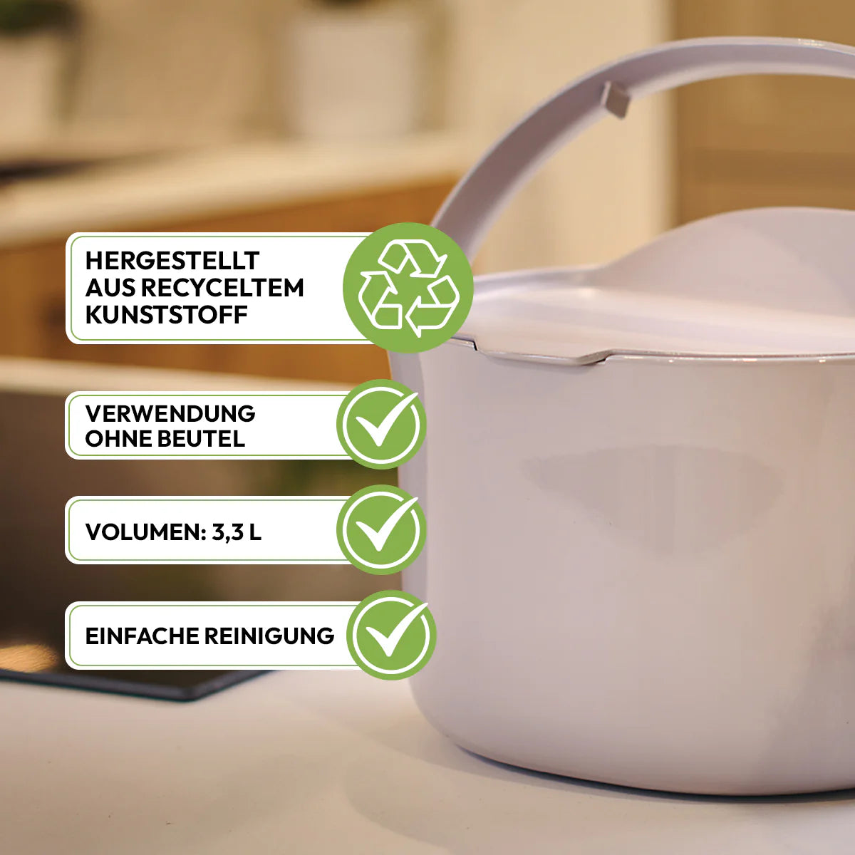 Skaza ORGANKO Daily Biomülleimer für die Küche